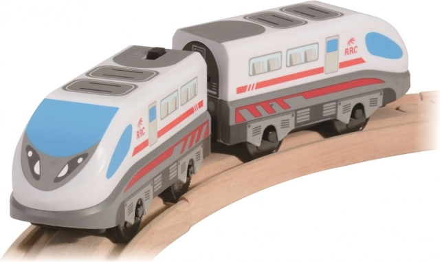treno ad alta velocità a batteria 2kids toys per ferrovie di legno