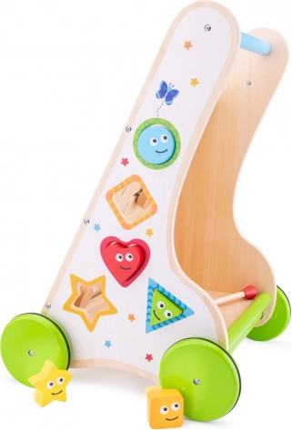 Deambulatore multifunzionale in legno per bambini