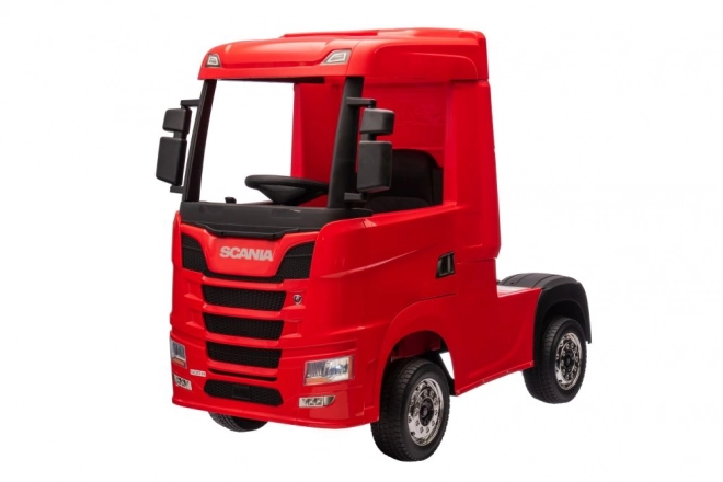 Auto elettrico Scania rosso 4x4