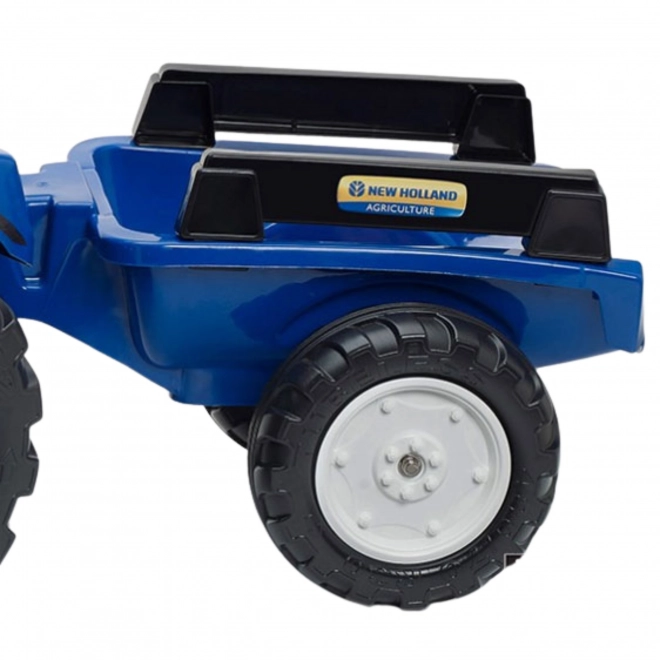 Trattore a pedali New Holland con rimorchio
