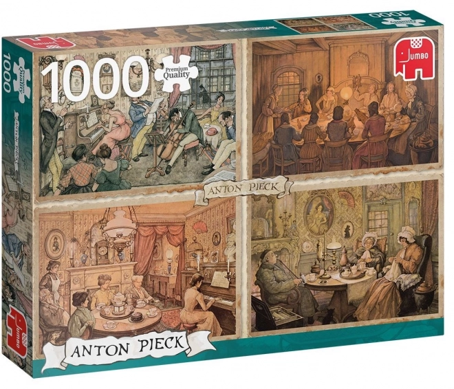 Puzzle JUMBO incontro nel soggiorno 1000 pezzi