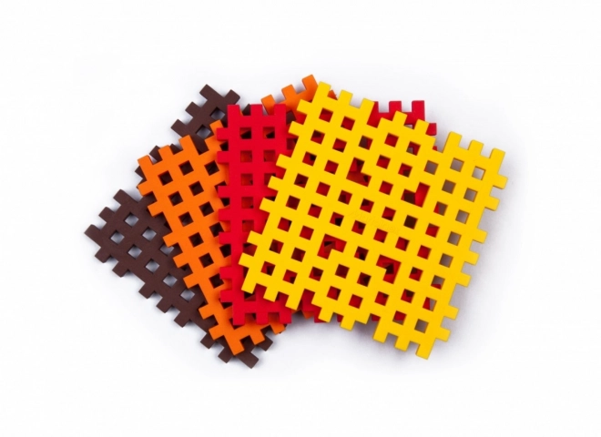 Blocchi Da Costruzione Mini Wafle - Base Mini 4 Pezzi