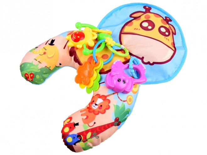 Cuscino stabilizzatore per bambino con giochi colorati – Giraffa