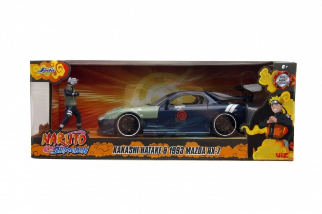 Mazda RX-7 93 con figura Naruto