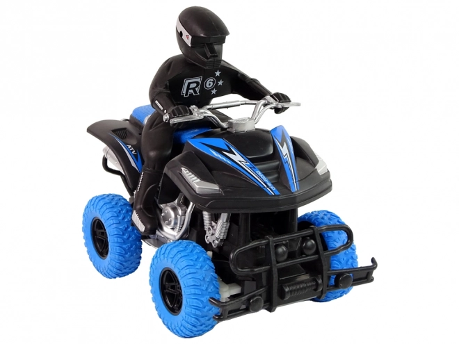 Quad telecomandato blu per bambini