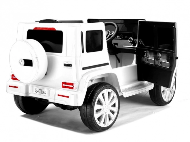 Auto elettrica per bambini Mercedes G500 rosso – Bianco