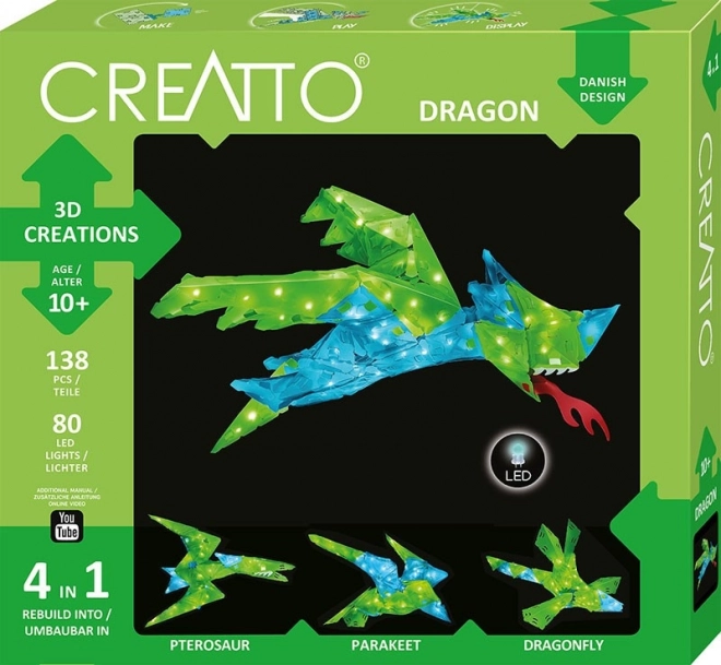 Creatto drago luminoso e amici