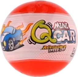 Sfera a sorpresa con auto in plastica 5 cm a retrocarica