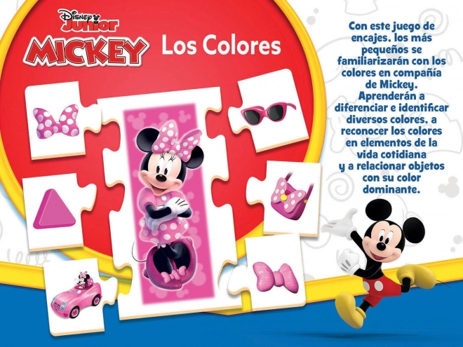 Puzzle educativo Mickey e amici: Impariamo i colori