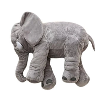 Grande peluche elefante grigio