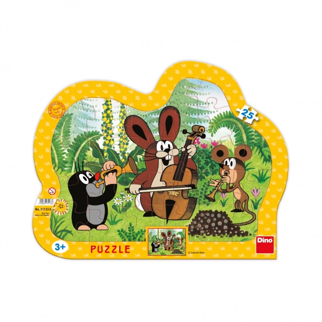 Puzzle Krtek con 25 Pezzi