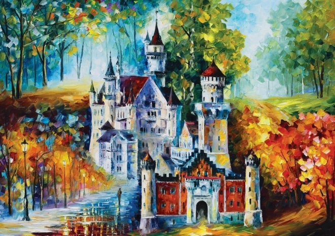 Puzzle Castello di Neuschwanstein 1500 pezzi