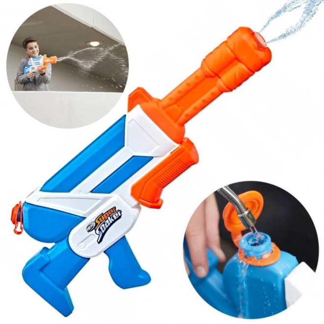 Grande pistola ad acqua Nerf Twister con canna rotante