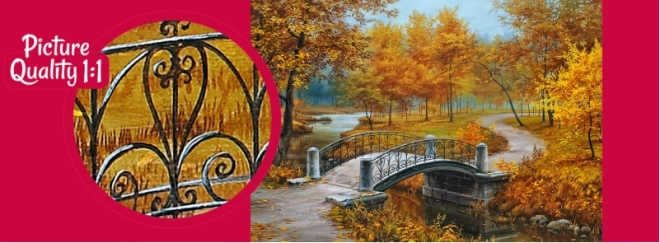 Puzzle Autunnale nel Vecchio Parco 1000 Pezzi