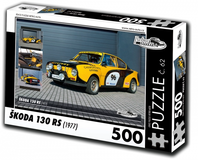 Puzzle Retro-Auta Škoda 130 RS 500 pezzi