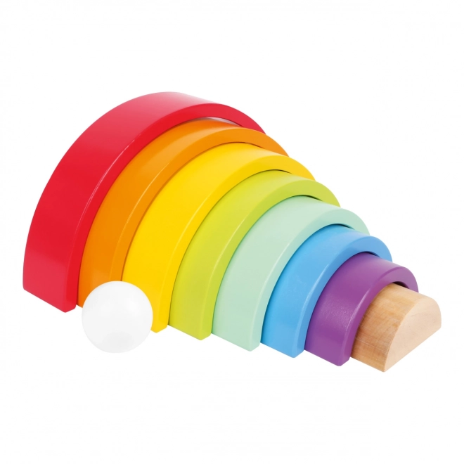 Arcobaleno in legno piccola foot