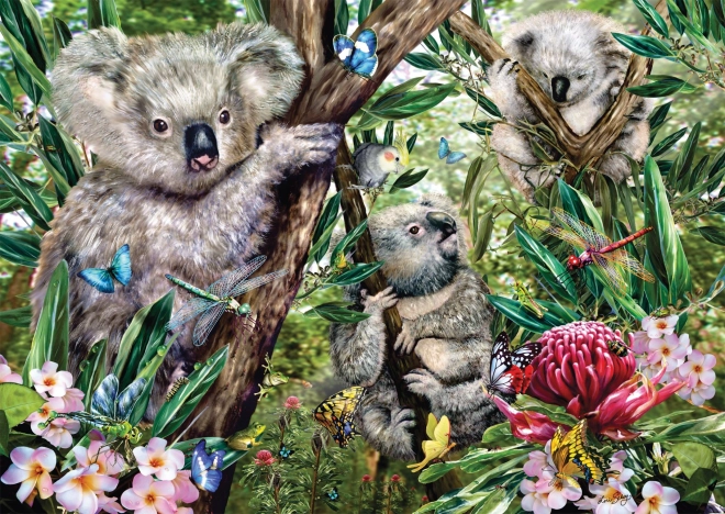 Puzzle Schmidt famiglia di Koala 500 pezzi