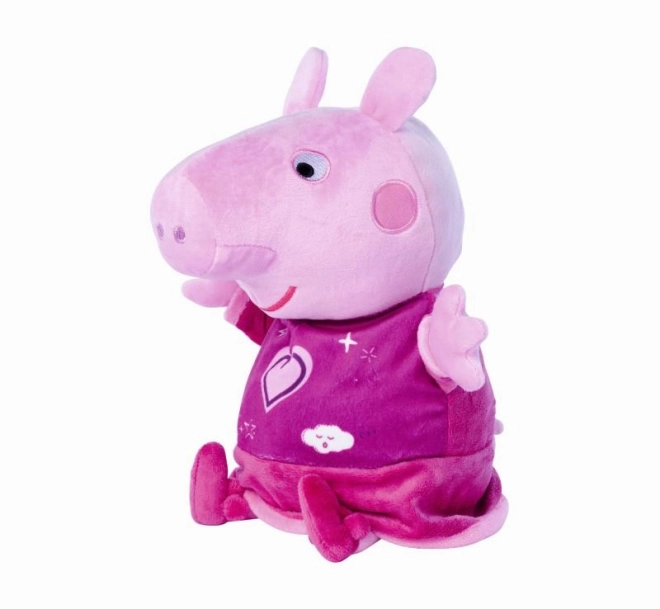 Peppa Pig peluche 2-in-1 con ninna nanna e luce