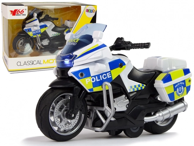 Motocicletta Polizia con Suoni e Luci