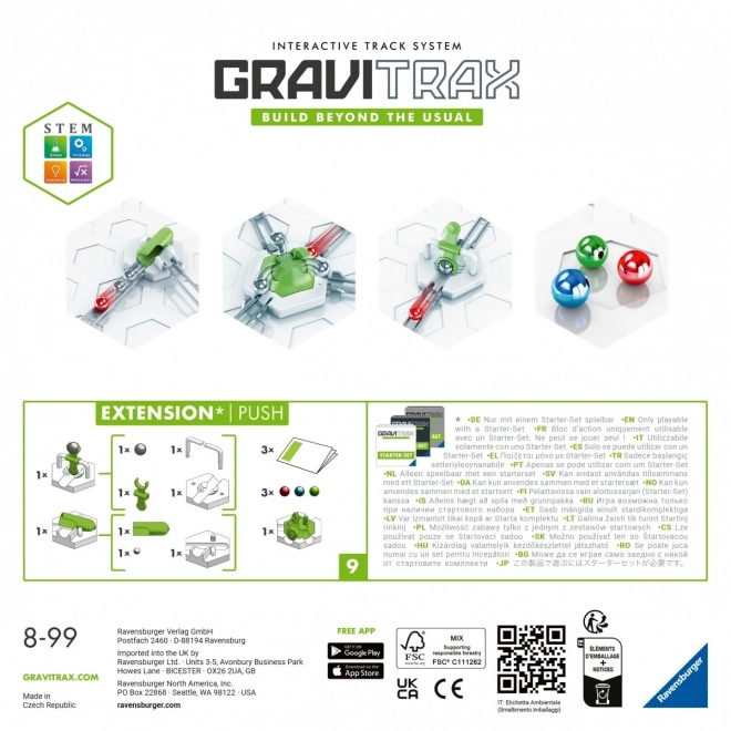 Set di estensione 3 in 1 per pista Ravensburger GraviTrax