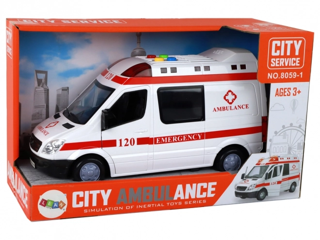 Ambulanza Giocattolo con Effetti Luce e Suono