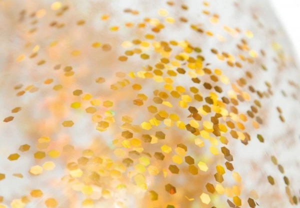 Kruh gonfiabile con glitter scintillanti