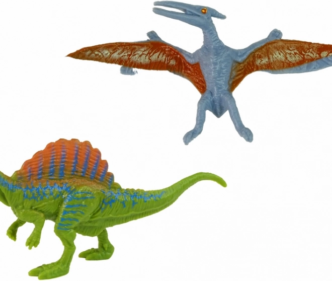 Due modelli di dinosauro realistici