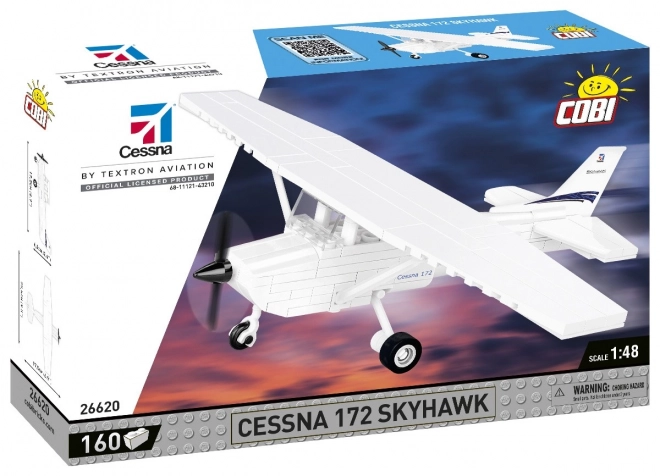 Cobi costruzioni Cessna 172 Skyhawk bianco 160 pezzi