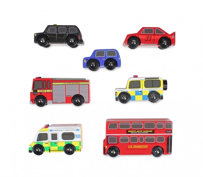 Set di Veicoli in Legno di Londra Le Toy Van