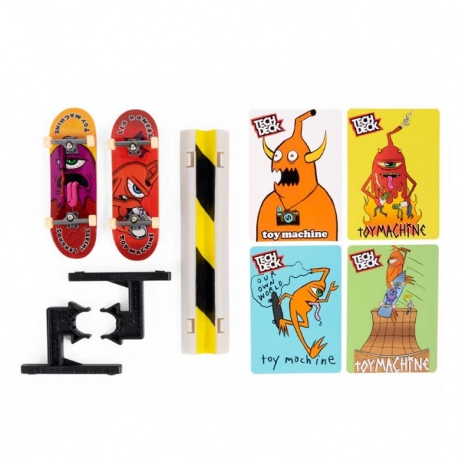 Tech Deck Fingerboard Con Ostacolo