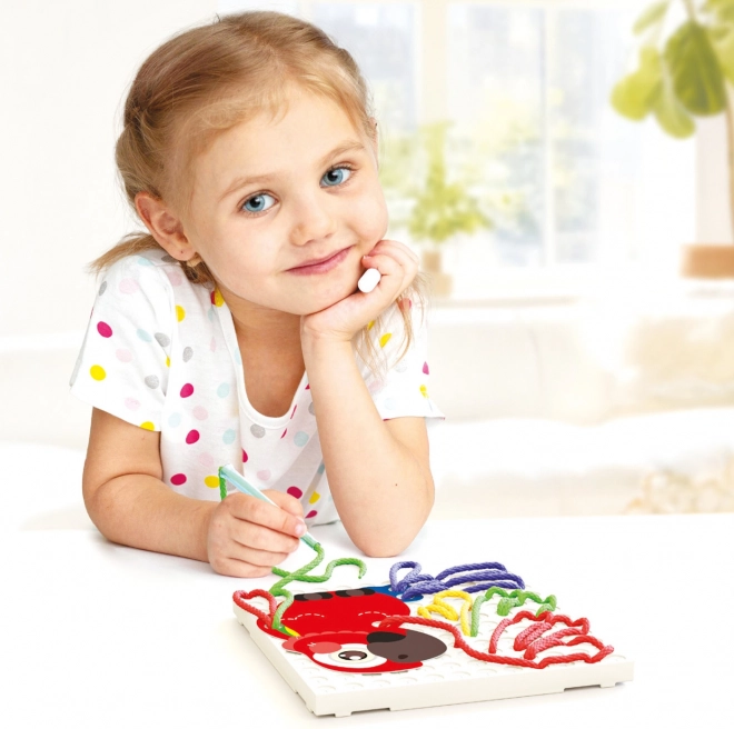 Kit da ricamo Fanta Filo Zoo per bambini