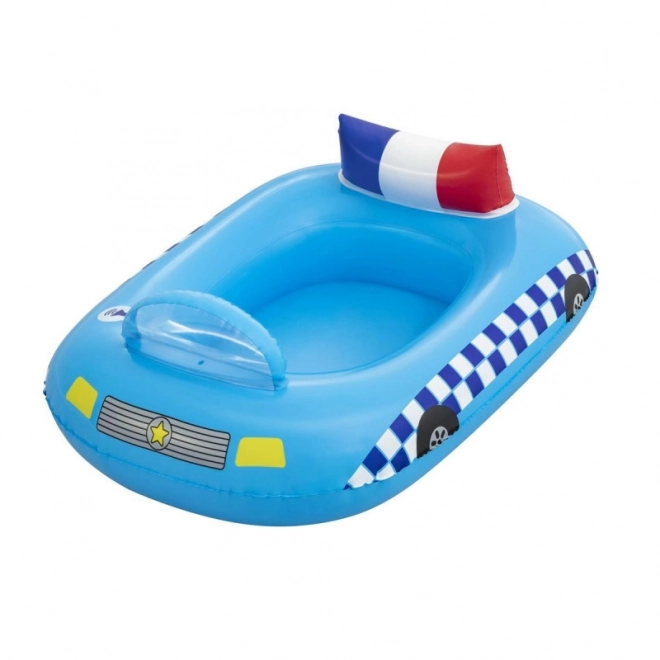 Pattino Gonfiabile Polizia per Bambini con Sirena