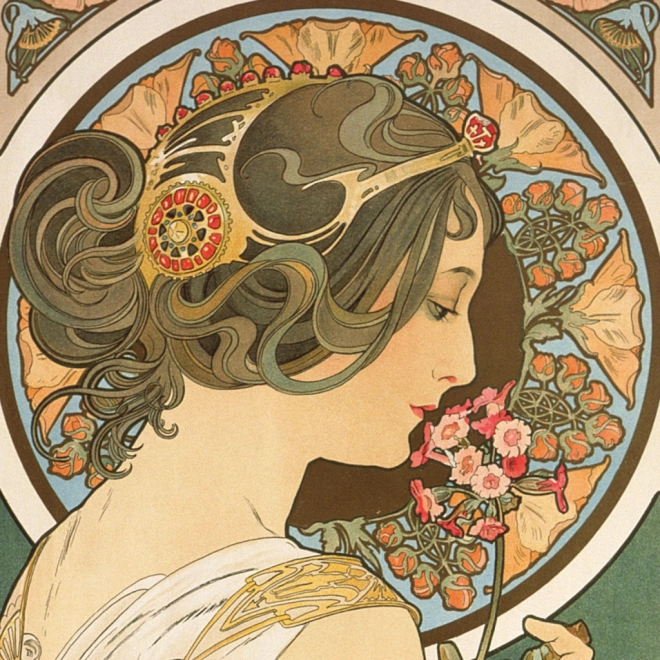 Calendario Alfons Mucha 2025