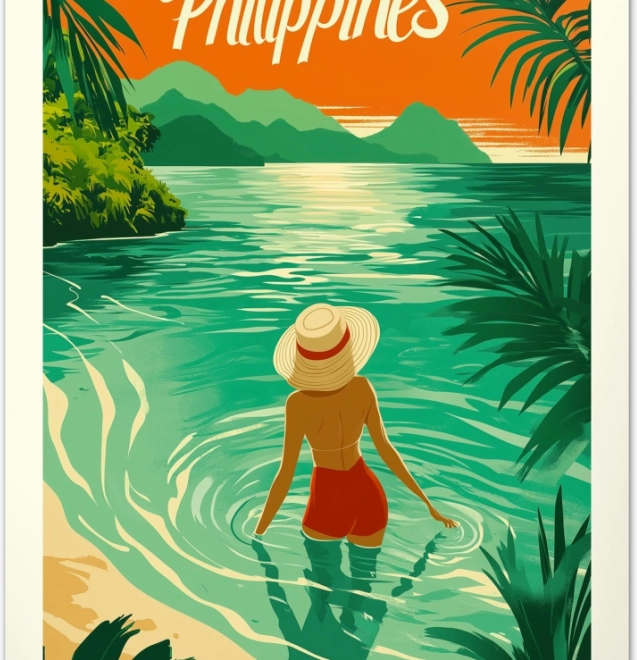 Calendario murale Vintage poster Paradisi tropicali 2026