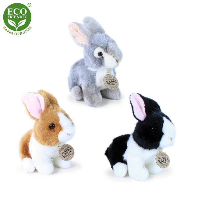 Coniglio Peluche Seduto 16 cm Eco-Friendly