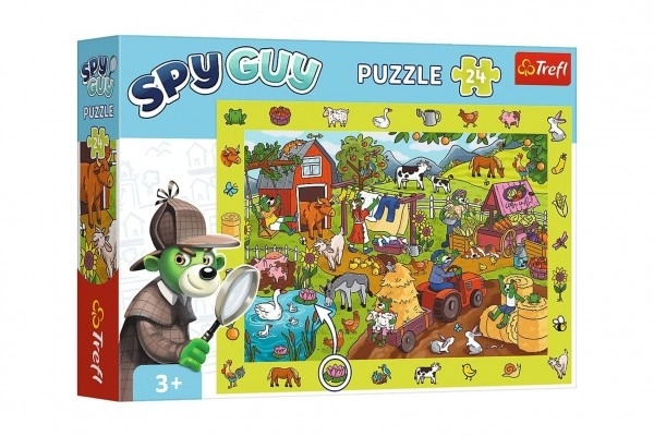 Puzzle Osservativi Spy Guy Fattoria 24 Pezzi
