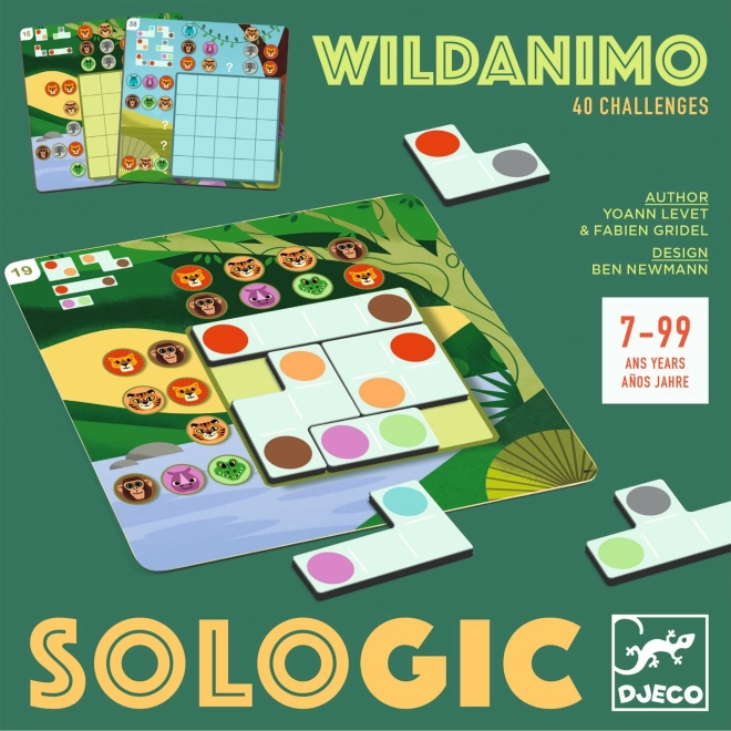 Gioco tascabile Djeco Sologic Wildanimo