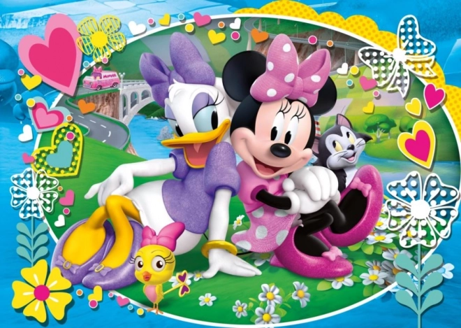 Puzzle MAXI 104 pezzi MINNIE e DAISY in viaggio