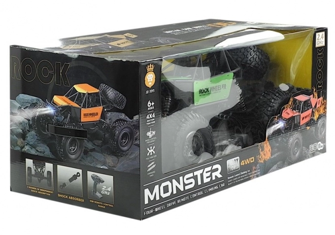 Monster truck telecomandato verde