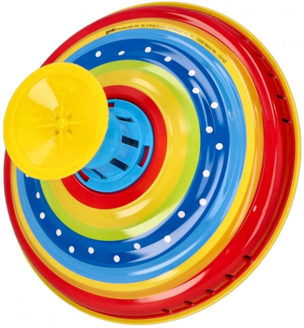 Grande trottola arcobaleno