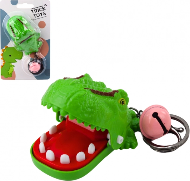 Gioco di Abilità Dentistica con Portachiavi Dinosaurs 2 in 1