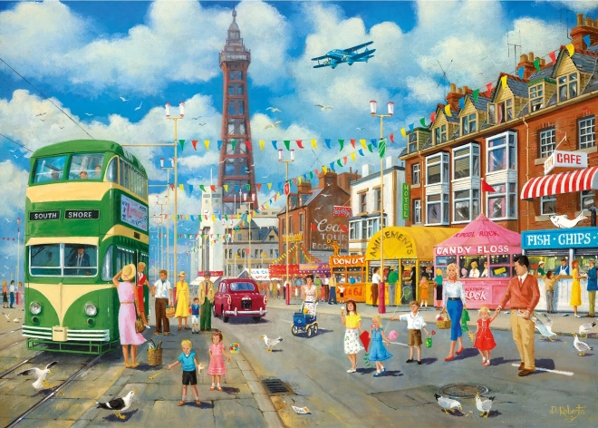 Puzzle Blackpool Promenade 1000 Pezzi