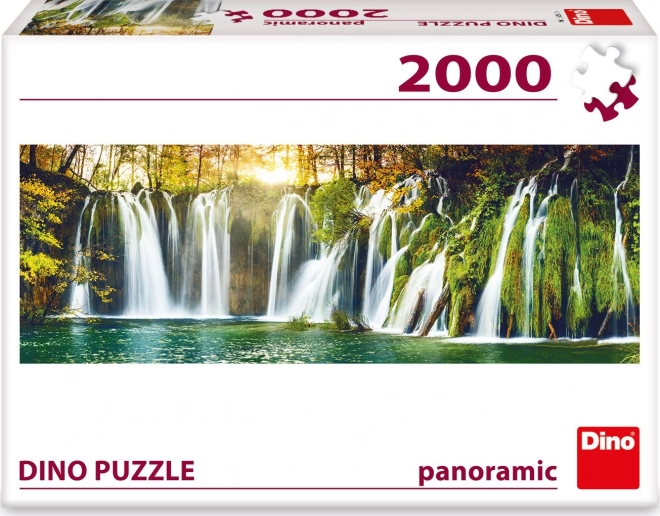 Puzzle panoramico Cascate di Plitvice 2000 pezzi