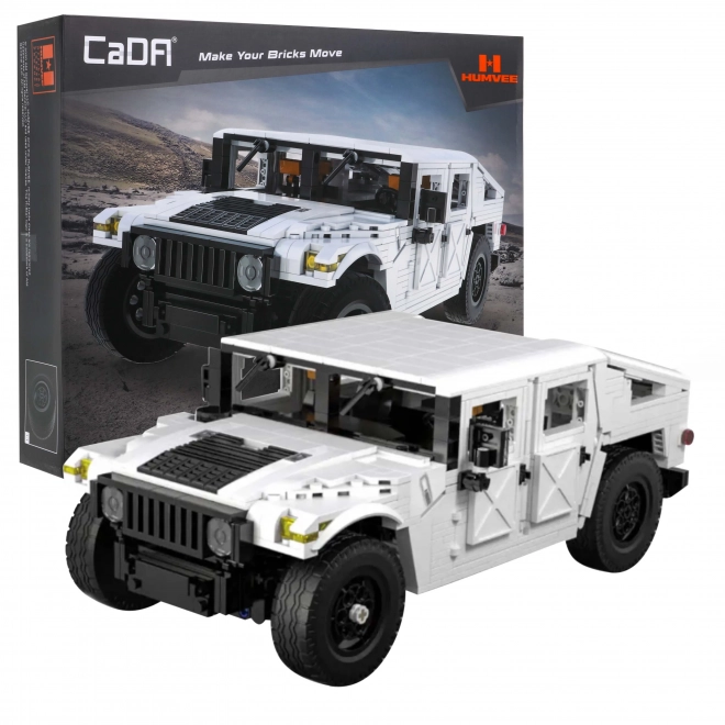 Blocchi di costruzione Humvee veicolo militare 1:12 per bambini 8+