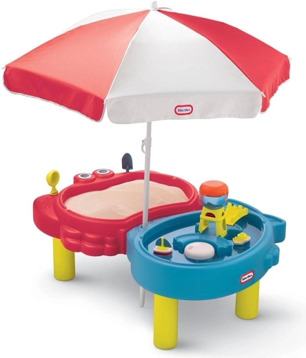 Ombrellone integrato per giocare all’ombra