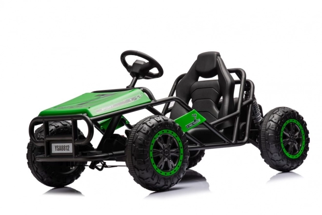 Auto elettrica per bambini Buggy Verde 24V