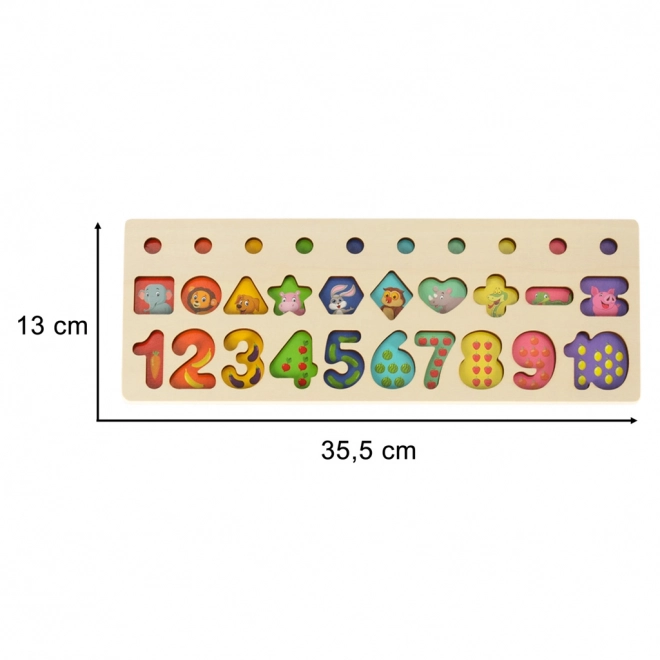 Montessori Sorter e Abaco in Legno 3 in 1