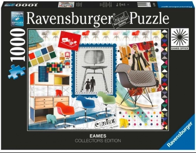 Puzzle 1000 Pezzi Ravensburger Design Classico Eames