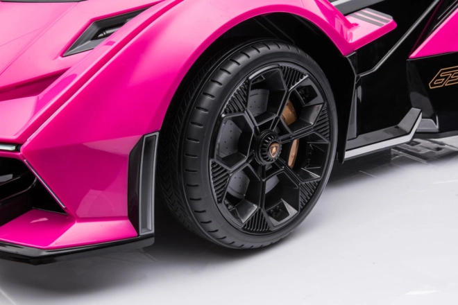 Macchina Elettrica per Bambini Lamborghini Rosa