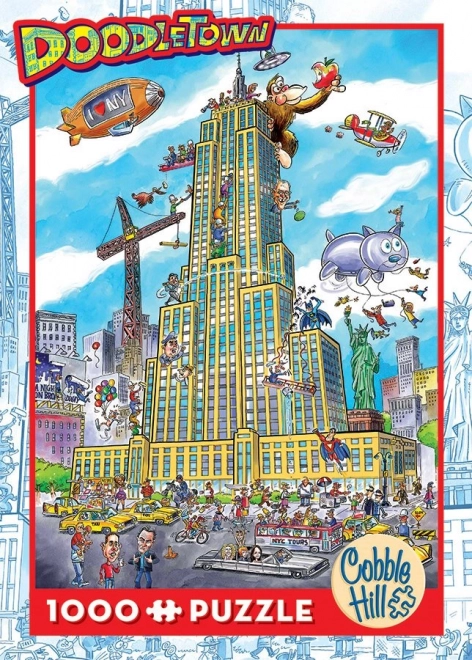 Puzzle DoodleTown: Empire State 1000 Pezzi